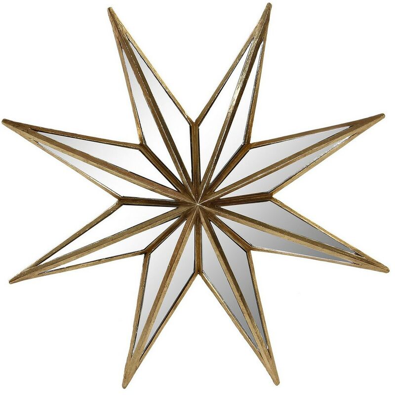 

Figura decorativa dkd home decor estrella resina espejo (36 x 5 x 36 cm) Rogal