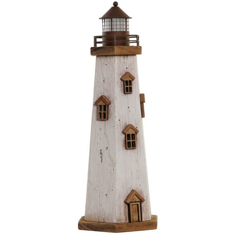 

Figura Decorativa DKD Home Decor Faro Madera de Paulonia (16 x 14 x 41 cm)