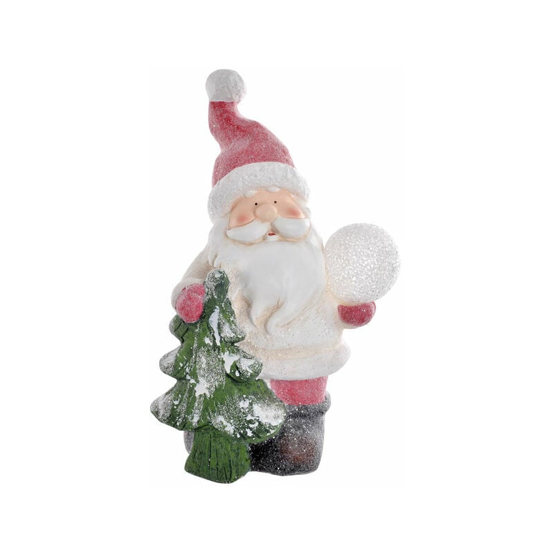

Figura Decorativa DKD Home Decor Fibra de Vidrio Papá Noel (24 x 17.5 x 41 cm)