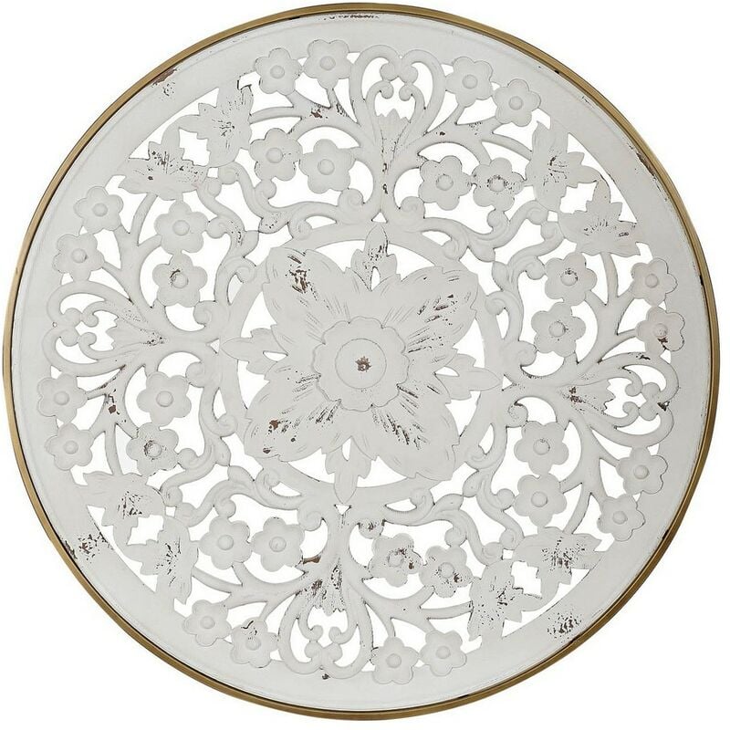 

Figura Decorativa DKD Home Decor Indio Metal Madera MDF (87 x 3 x 87 cm)