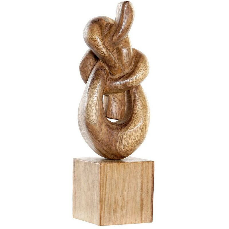 

Figura Decorativa DKD Home Decor Madera Abstracto Natural (9 x 9 x 32 cm)