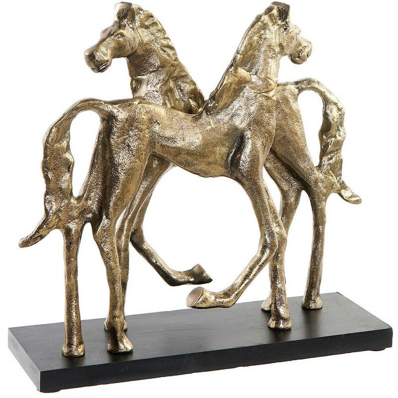 

Figura Decorativa DKD Home Decor Madera Aluminio (36 x 10 x 30 cm)