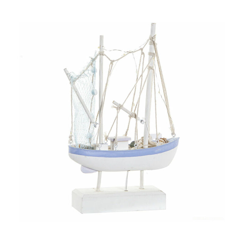 

Figura Decorativa DKD Home Decor Madera Barco (19 x 5.5 x 29.5 cm)