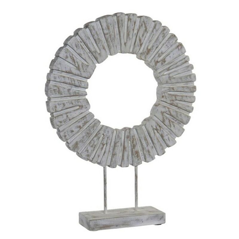 

Figura Decorativa DKD Home Decor Círculos Madera de mango (43 x 10 x 58 cm)