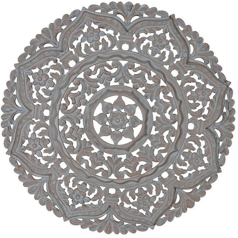 

Figura Decorativa DKD Home Decor Madera MDF (90 x 3.5 x 90 cm)