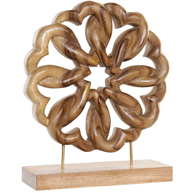 

Figura decorativa dkd home decor madera natural corazones (27 x 10 x 33 cm) Rogal