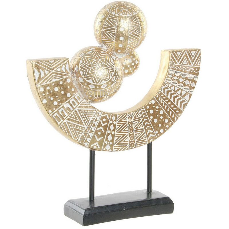 

Figura Decorativa DKD Home Decor Metal Resina Abstracto (35 x 10.5 x 39.5 cm)