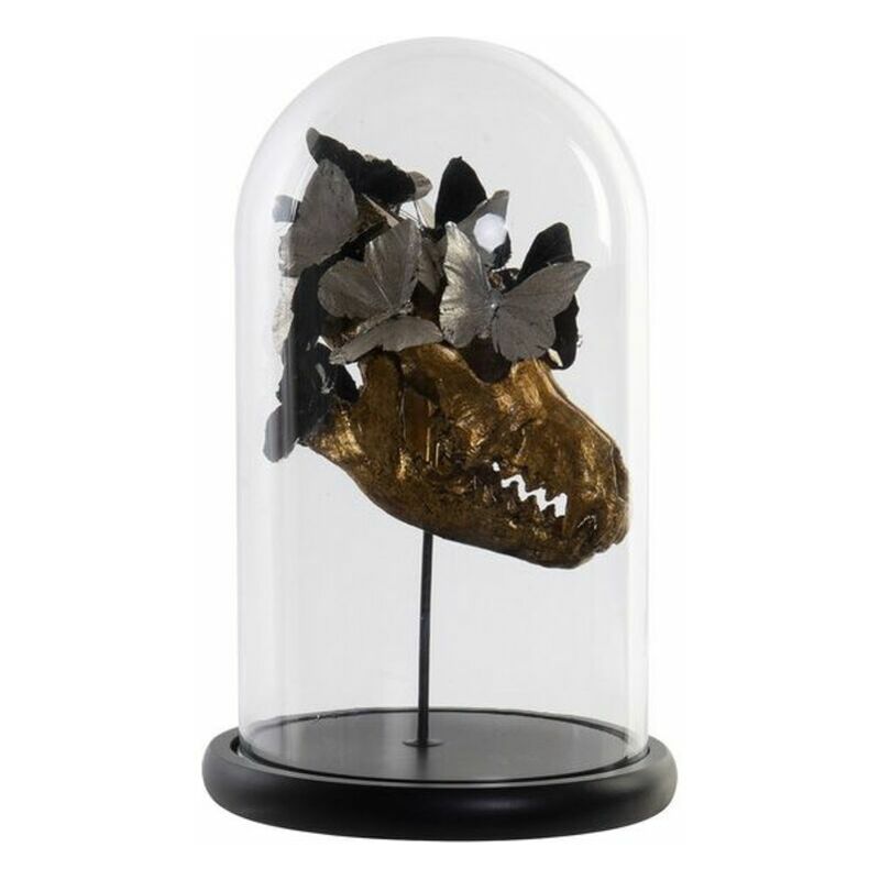 

Figura Decorativa DKD Home Decor Metal Resina Cristal Madera MDF Glam