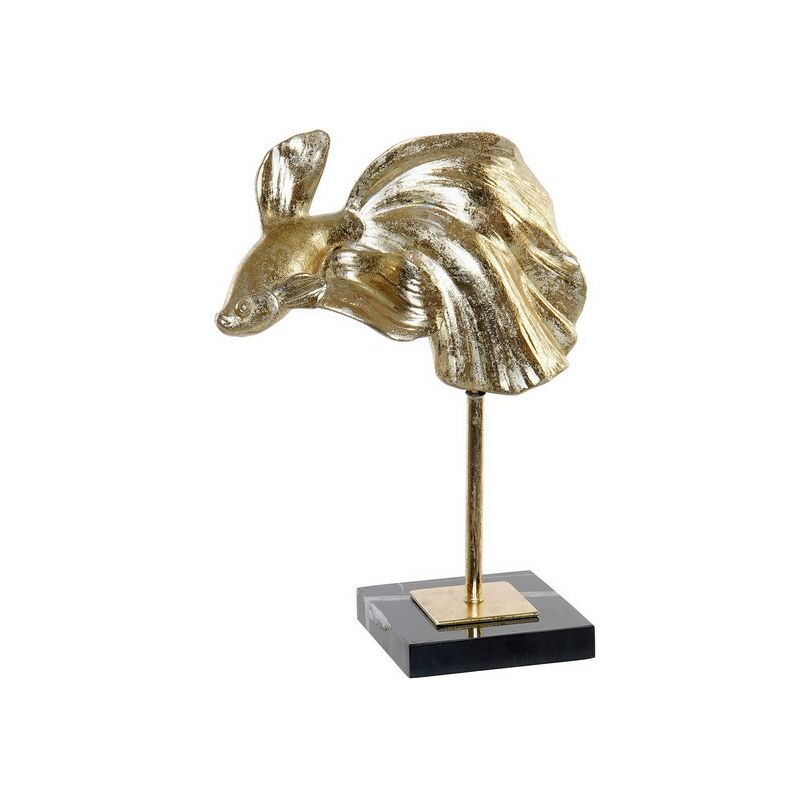 

Figura Decorativa DKD Home Decor Metal Resina Mármol Pez (19 x 9 x 26 cm)