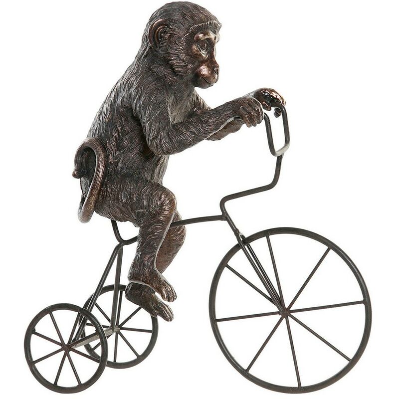 

Figura Decorativa DKD Home Decor Metal Resina Mono (29 x 12 x 33 cm)