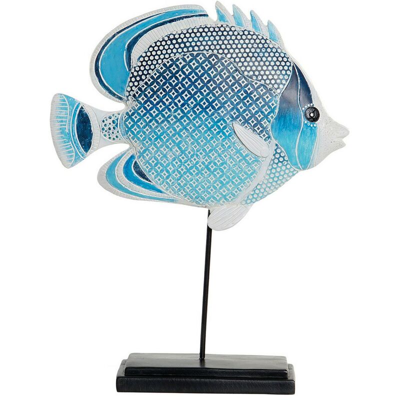 

Figura Decorativa DKD Home Decor Metal Resina Pez (27 x 8 x 34 cm)