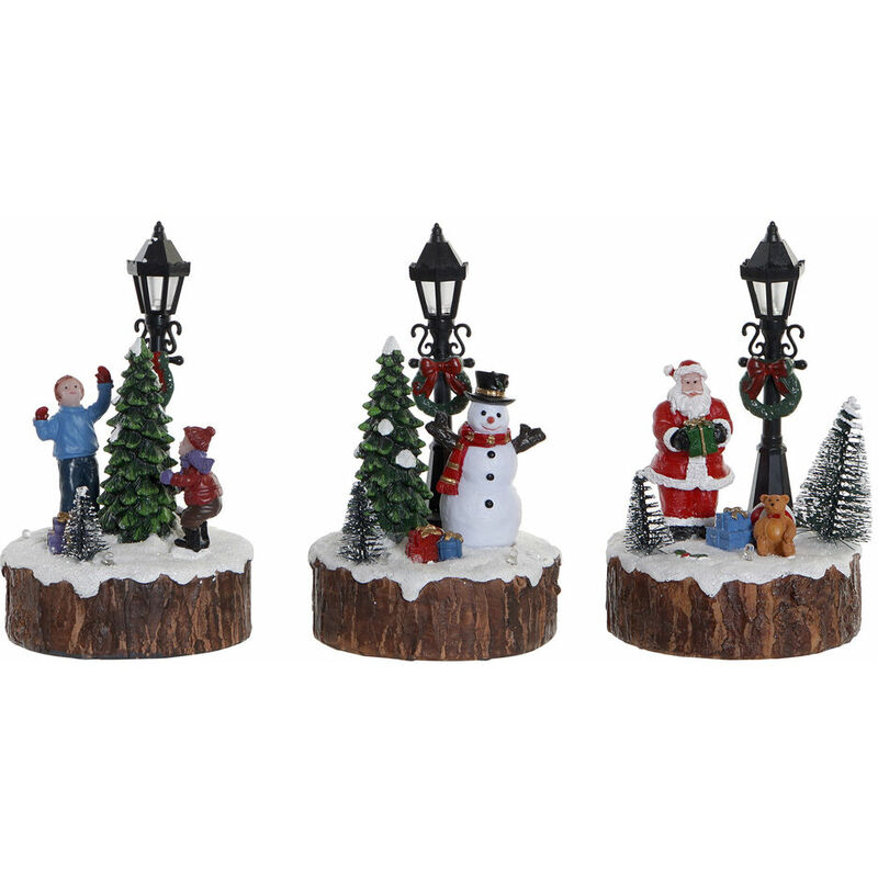 

Figura Decorativa DKD Home Decor Muñeco de Nieve Resina (3 pcs) (9 x 9 x 13 cm)