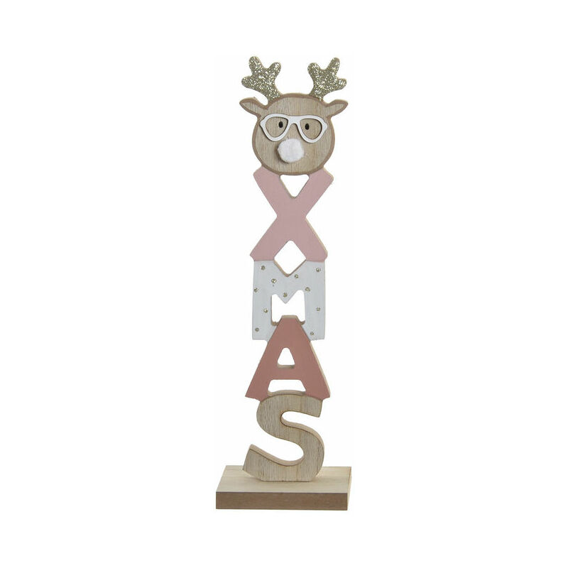 

Figura Decorativa DKD Home Decor Navidad Madera (3 pcs) (9 x 7 x 30.5 cm)