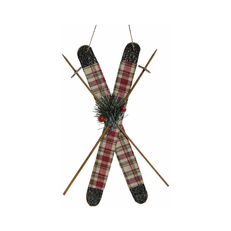

Figura Decorativa DKD Home Decor Navidad Poliéster Madera MDF (20 x 4 x 40 cm)