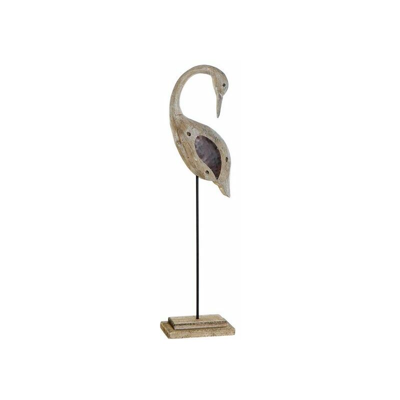 

Figura Decorativa DKD Home Decor Pájaro Madera Metal (20 x 13 x 78 cm)