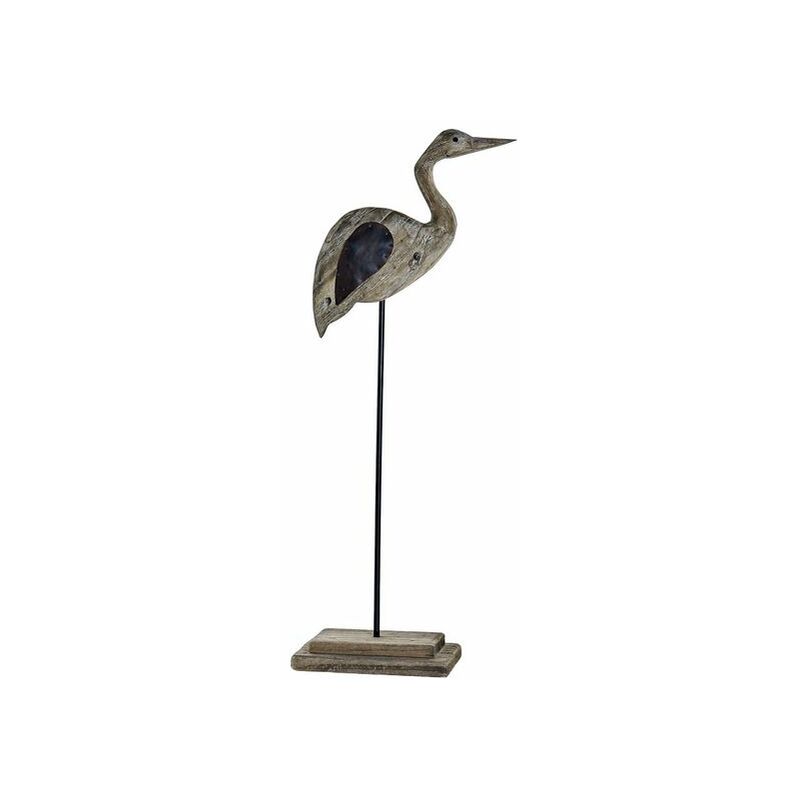 

Figura Decorativa DKD Home Decor Pájaro Madera Metal (29 x 13 x 67 cm)