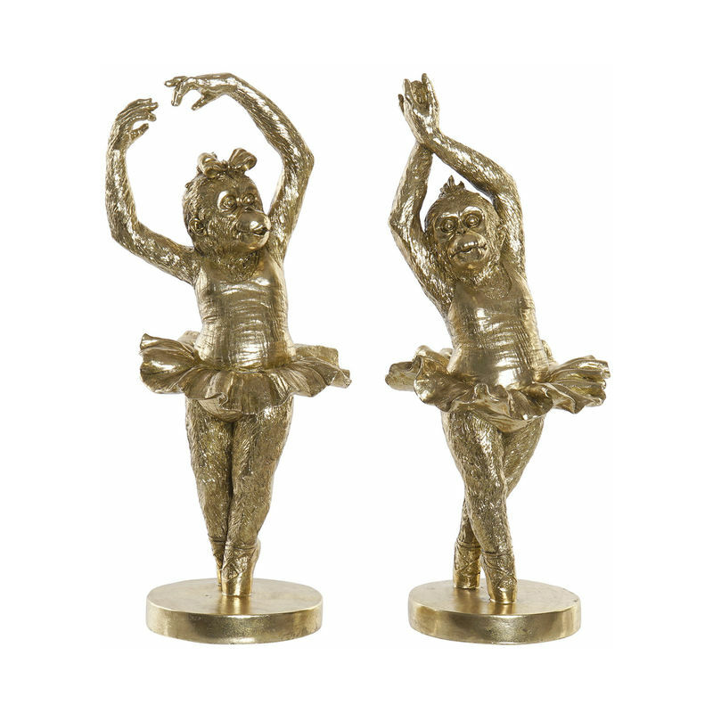 

Figura Decorativa DKD Home Decor Resina (2 pcs) (20 x 20 x 48 cm)