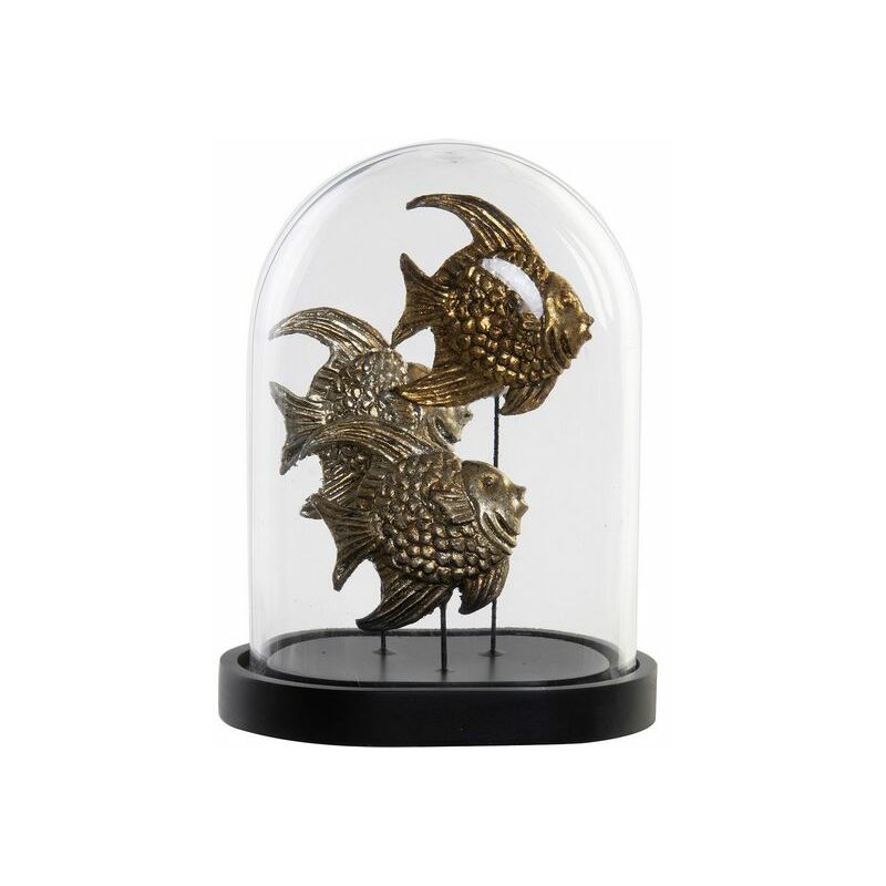 

Figura Decorativa DKD Home Decor Resina Cristal Hierro Madera MDF (17 x 12 x 22 cm)