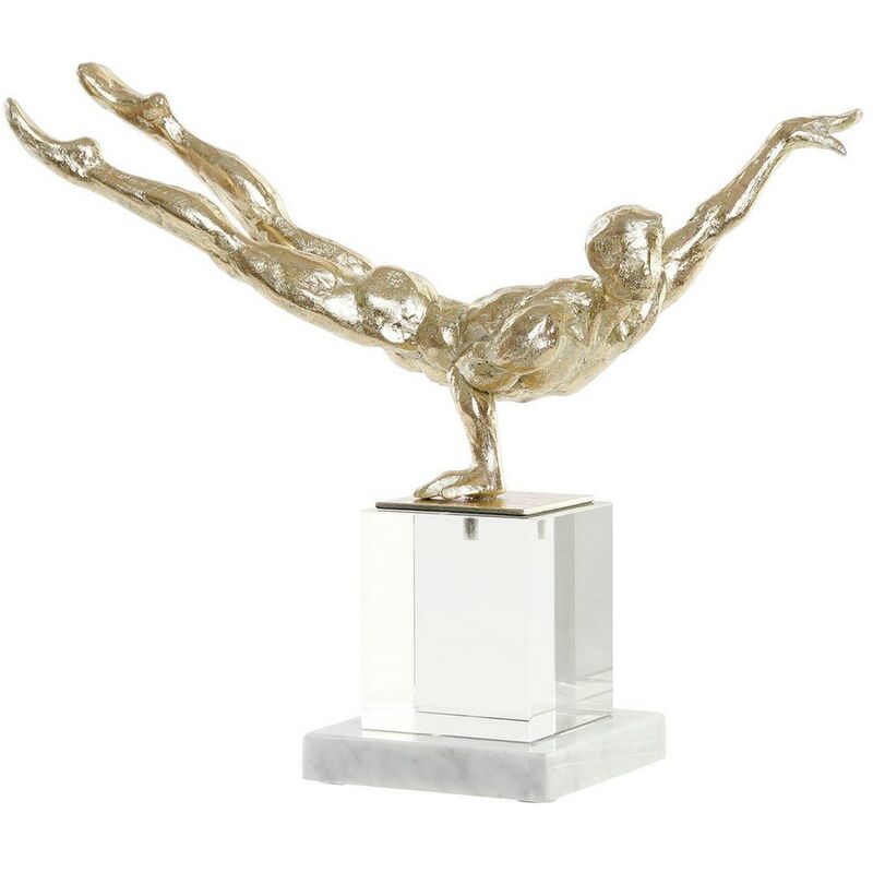 

Figura Decorativa DKD Home Decor Resina Cristal Mármol (30 x 10 x 27 cm)