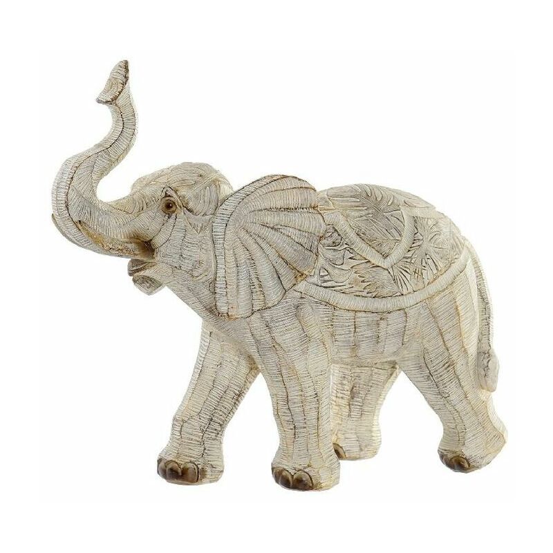 

Figura decorativa dkd home decor resina elefante (27 x 12 x 24.5 cm) Rogal