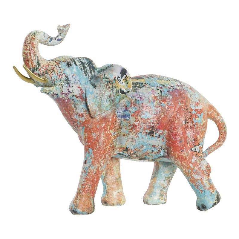 

Figura Decorativa DKD Home Decor Resina Elefante (28 x 13 x 23.5 cm)