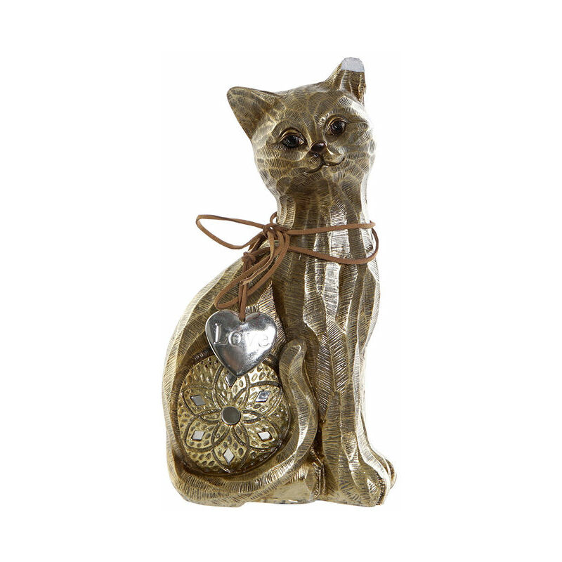 

Figura decorativa dkd home decor resina espejo gato (13 x 9 x 25 cm) - Rogal