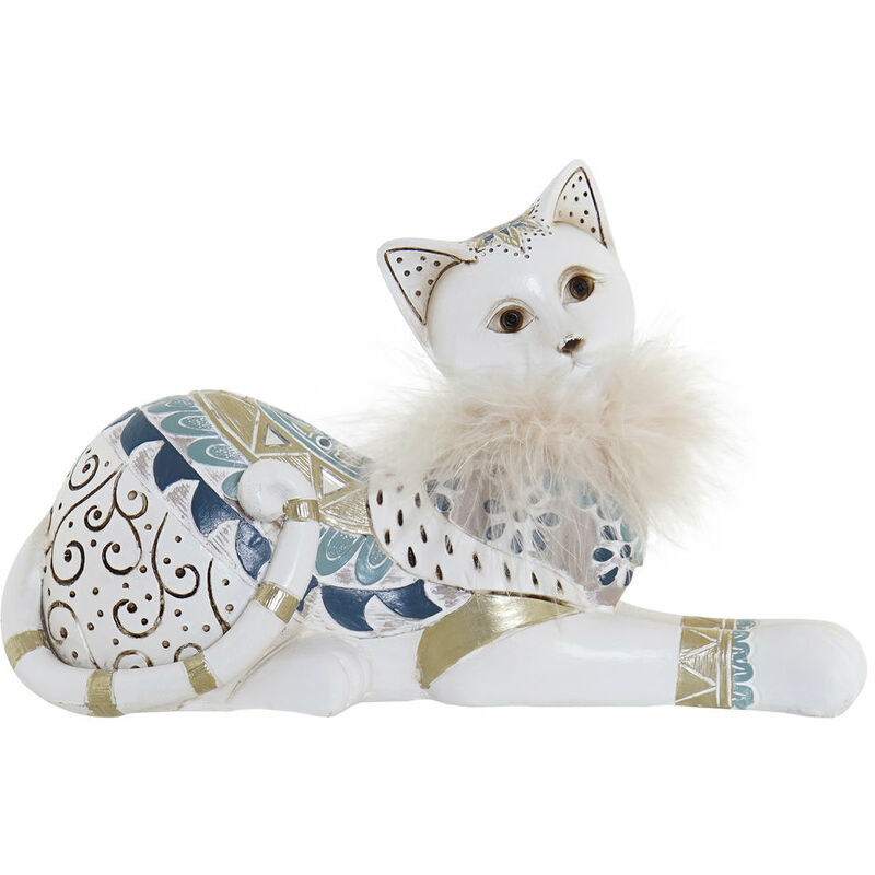 

Figura decorativa dkd home decor resina gato (22 x 8.5 x 13.5 cm) - Rogal