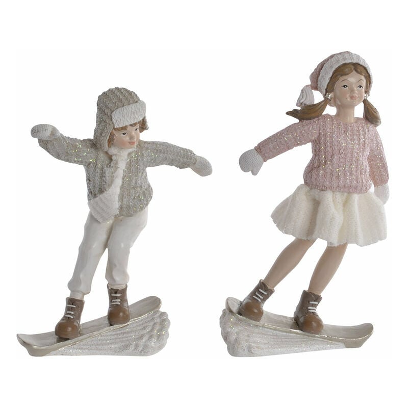 

Figura Decorativa DKD Home Decor Resina Niño (2 pcs) (9 x 5 x 16 cm)