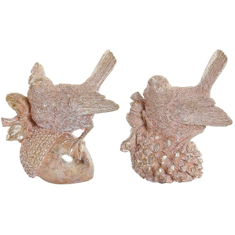 

Figura Decorativa DKD Home Decor Resina Pájaro (2 pcs) (11 x 6 x 11 cm)