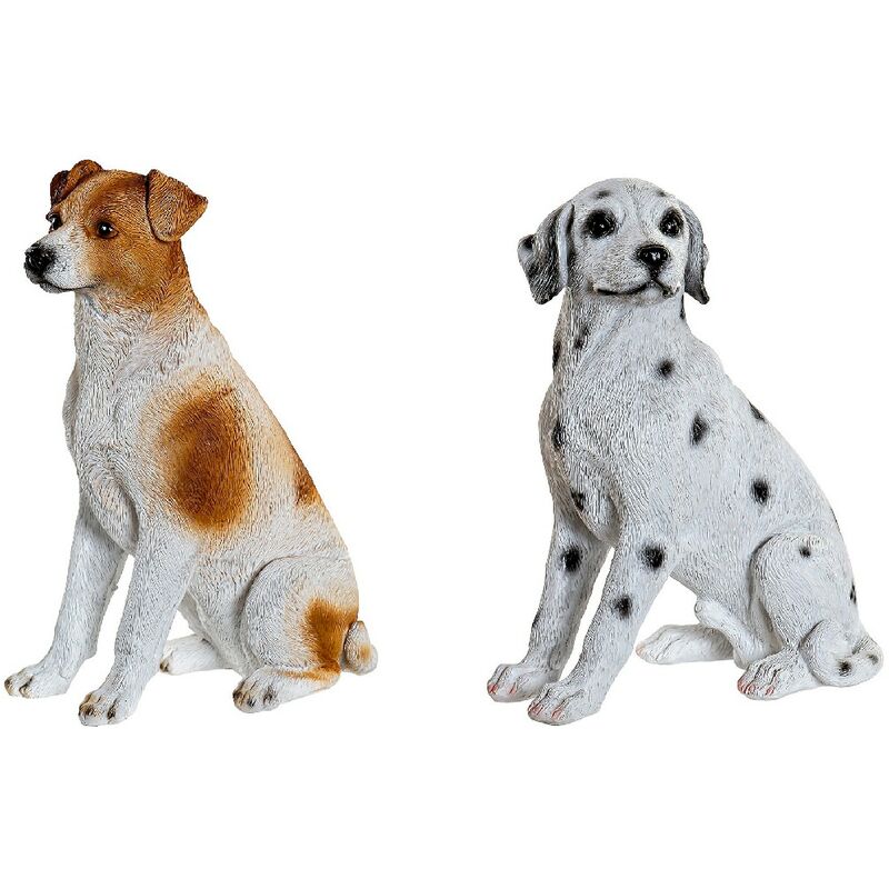 

Figura Decorativa DKD Home Decor Resina Perro (2 pcs) (15 x 9.5 x 22 cm)