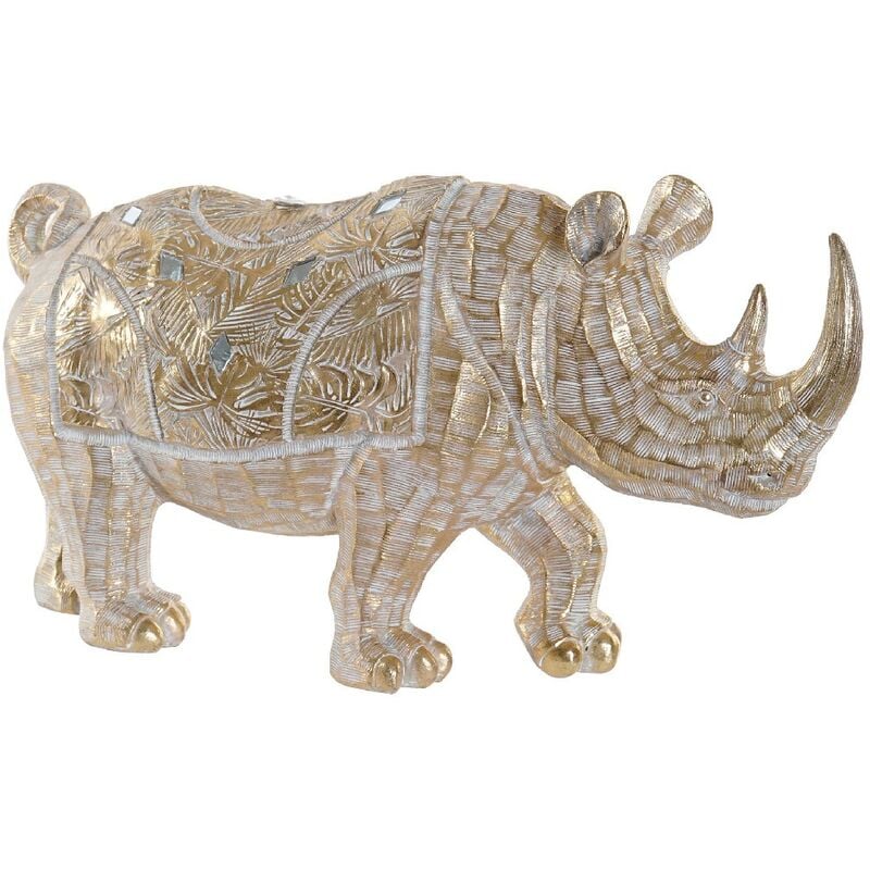 

Figura Decorativa DKD Home Decor Resina Rinoceronte (38.5 x 12.5 x 20 cm)