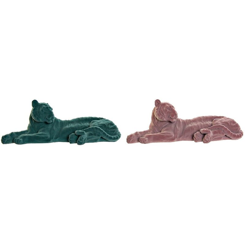 

Figura Decorativa DKD Home Decor Resina Tigre (2 pcs) (36 x 17.5 x 13.3 cm)
