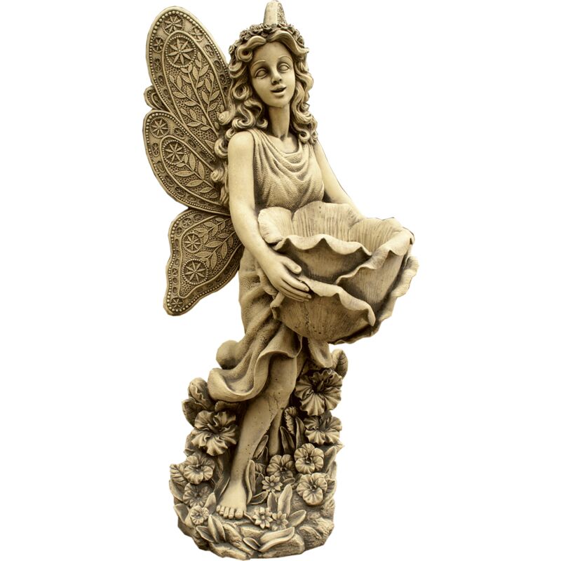 

Anaparra - Figura Hada en Hormigón-piedra para el jardín exterior 80x31cm.