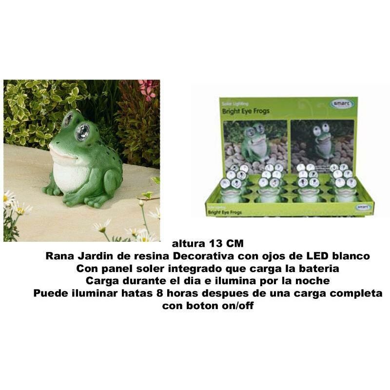 

altuna jardin rana decorativa resina verde 13 cm 1020110po - Mibricotienda