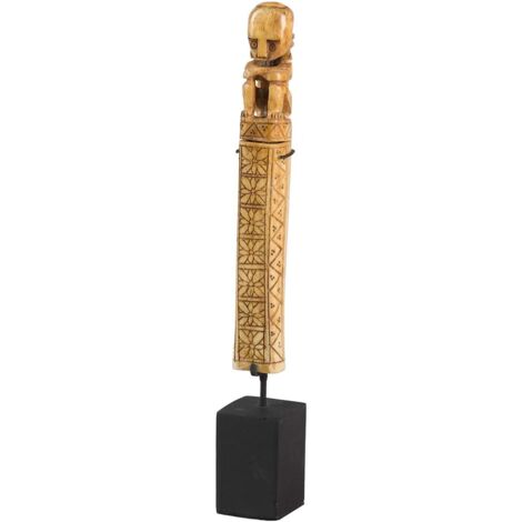 Figura Decorativa Madera 7X7X25 Cm