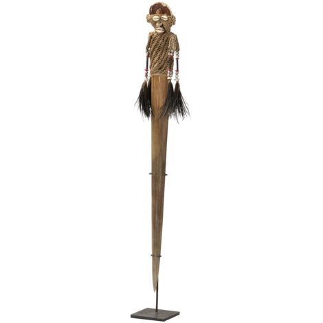 Figura Decorativa Madera 8X8X85 Cm