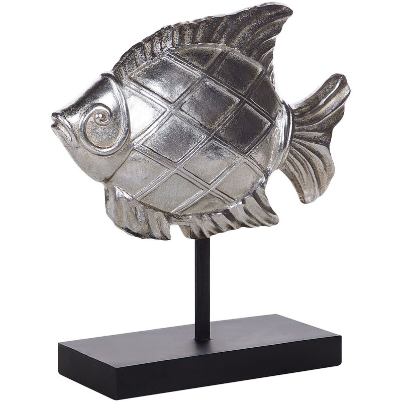 

Figura decorativa plateada ANGELFISH