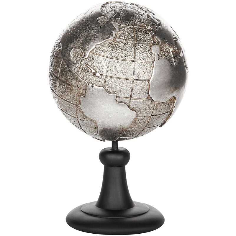 

Figura decorativa plateada EARTH