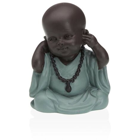 Figura Decorativa Versa Resina Buda 6,5 x 10 x 8,5 cm
