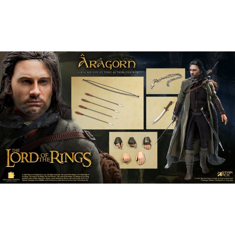 

Figura el señor de los anillos aragorn 1/8 edicion especial