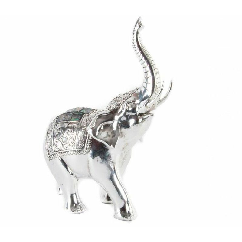 Image of Venditadimobilionline - figura di elefante indhi 22X10 unico unico - Unico