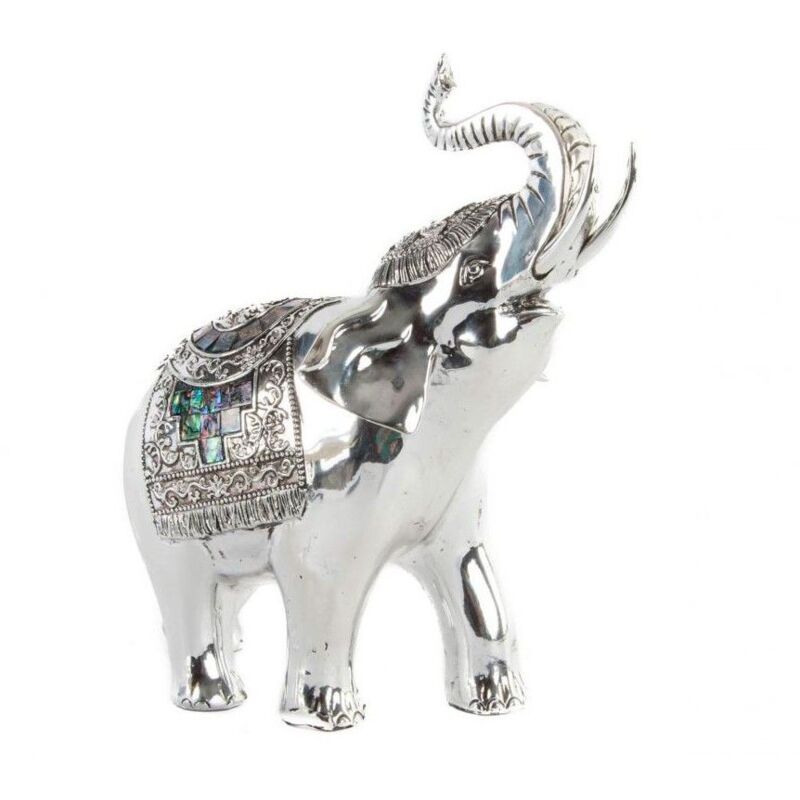 Image of Venditadimobilionline - figura di elefante indhi 25X13 unico unico - Unico