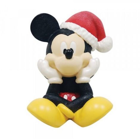 Figura enesco disney navidad mickey mouse