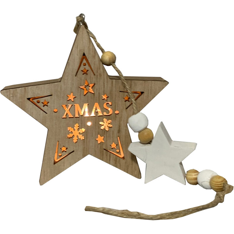 

Figura estrella navidad para colgar con luz (Electro DH 96024)