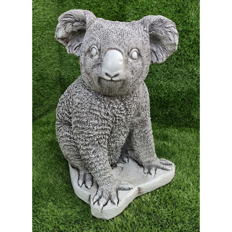 

Figura Koala sentado grande de hormigón-piedra para exterior 23x26x37cm.