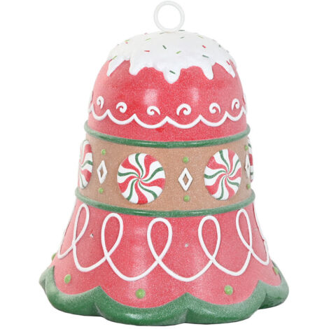 Figura Led Resina 50X50X61 Campana Multicolor