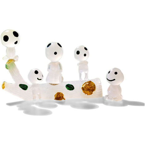 Figura luminosa de elfo hecha de resina, 10 cm, mini tronco de árbol para jardín y Halloween, 55 g, 1 juego de decoración