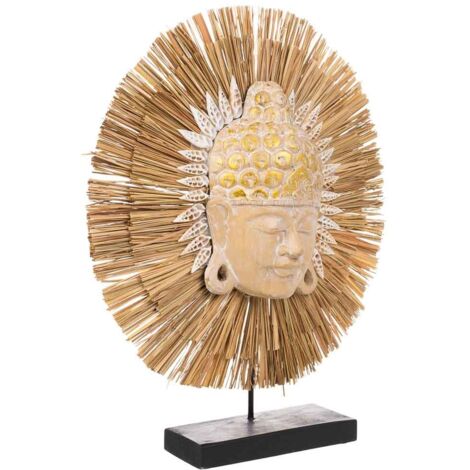 Figura mascara buda 44x12x50