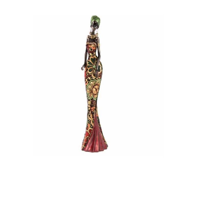 

Figura mujer africana en resina (10x9x43,5)