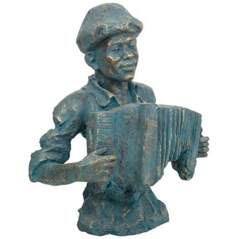 Figura musico decoración 51,5x30x62,5